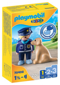 Playsets and Figures Playmobil Police Officer with Dog