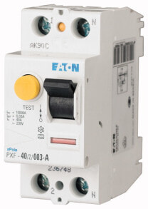 Circuit breakers, differential automatic Eaton PXF-25/2/03-A circuit breaker Residual-current device