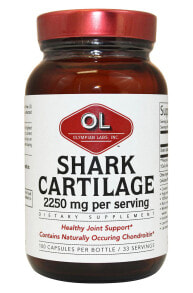 Bone, Joint And Cartilage Olympian Labs Shark Cartilage -- 2250 mg - 100 Capsules