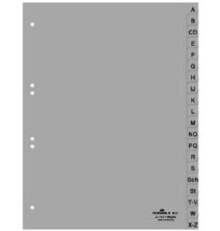 Bookmarks Durable 651010 tab index Alphabetic tab index Polypropylene (PP) Grey