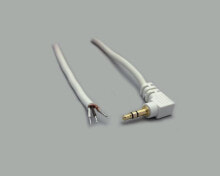 Accessories for cable channels BKL Electronic 1101253 audio cable 1.8 m 2.5mm White