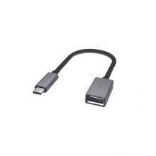 Cable channels USB-C - USB-A M/F 15cm, 0.15 m, USB C, USB A, 3.2 Gen 2 (3.1 Gen 2), Male/Female