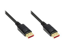 Wires, cables Alcasa 4814-020S DisplayPort cable 2 m Black