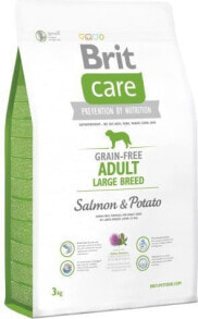 Dog Dry Food Brit Care Grain Free Adult Large Salmon & Potato 3kg