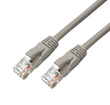 Cables & Interconnects Microconnect MC-UTP6A0025, 0.25 m, Cat6a, U/UTP (UTP), RJ-45, RJ-45, Grey