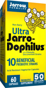 Prebiotics And Probiotics Jarrow Formulas Ultra Jarro-Dophilus® -- 50 billion - 60 Capsules