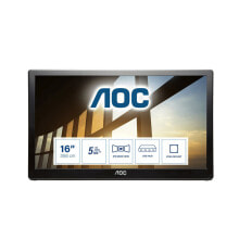 Monitors Монитор AOC I1659FWUX 15,6" FHD LCD