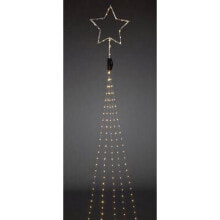 Christmas Fairy Lights Konstsmide 274 Amber LED Set + Star Sil W