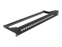 Accessories for telecommunications cabinets and racks DeLOCK 43405, LC,SC, Black, Rack mounting, 1U, 482.6 mm, 150 mm