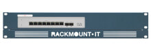 Accessories for sockets and switches Rackmount.IT RM-CI-T7, Mounting bracket, Black, 2U, Cisco Meraki MS120-8FP-HW, 482 mm, 217 mm