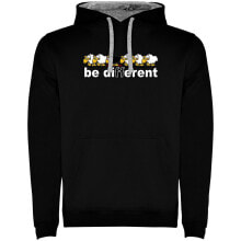 Athletic Hoodies KRUSKIS Be Different Ski Two-Colour Hoodie