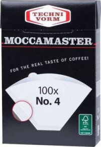 Coffee Machine and Coffee Maker Accessories Moccamaster Filtry do kawy r. 4 100szt.