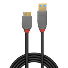 Cables & Interconnects Lindy 36767 USB cable 2 m USB 3.2 Gen 1 (3.1 Gen 1) USB A Micro-USB B Black