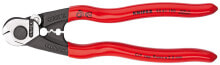 Cable and bolt cutters Knipex 95 61 190, Wire cutting pliers, 6 mm, Chromium-vanadium steel, Plastic, 19 cm, 314 g