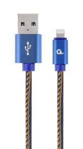 Charging Cables Cablexpert CC-USB2J-AMLM-1M-BL lightning cable Blue