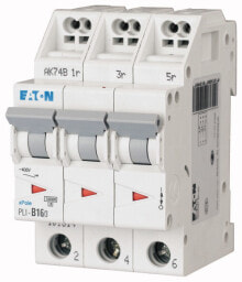 Automation for electric generators Eaton PLI-B16/3. Rated current: 16 A. Circuit breaker type: Miniature circuit breaker, Type: B-type