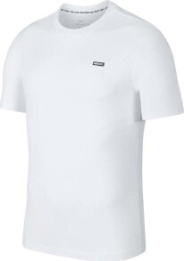 Mens T-Shirts and Tanks Nike Koszulka męska FC Dry Tee Small Block biała r. XL (BQ7680 100)