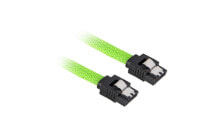 Cable channels Sharkoon Sata 3 SATA cable 0.6 m SATA 7-pin Black, Green