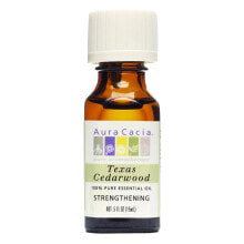 Essential Oils Aura Cacia 100% Pure Essential Oil Texas Cedarwood -- 0.5 fl oz