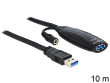 Cables & Interconnects DeLOCK USB3.0-A - USB3.0-A, 10m USB cable USB 3.2 Gen 1 (3.1 Gen 1) USB A Black