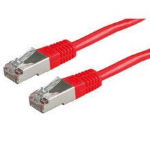 Cables or Connectors for Audio and Video Equipment Value S/FTP (PiMF) Patch Cord Cat.6, red 5 m