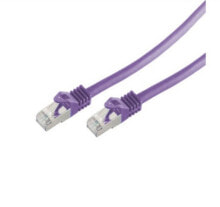 Cable channels S-Conn BS75511-0.5V networking cable Violet 0.5 m Cat7 S/FTP (S-STP)