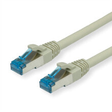 Cables or Connectors for Audio and Video Equipment Value S/FTP Patch Cord Cat.6a, grey 10 m