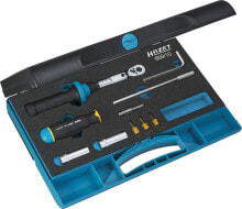 Special Tools HAZET Tool set (for easy and professional installation of tyre pressure control systems, with torque wrench 5107-2CT, 10 pieces) 669/10
