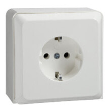 Sockets, switches and frames Schneider Electric 505414, Type F, 2P+E, White, Thermoplastic, IP20, 250 V