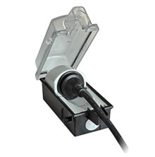 Sockets, switches and frames Outdoor socket outlet, 16 A, 230 V, IP44, f / central plug, 1 x socket outlet w / earthing contact