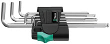 Hex And Spline Keys Wera 950/9 Hex-Plus 1, L-shaped hex key set, Metric, 9 pc(s), 1.5,2,2.5,3,4,5,6,8,10 mm, 9 cm, 21.9 cm