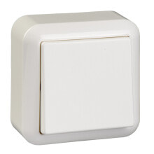 Sockets, switches and frames Schneider Electric 381604, Buttons, White, Thermoplastic, IP20, 10 A, 250 V