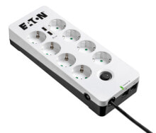 Extension Cords and Surge Protectors Eaton Protection Box 8 Tel@ USB DIN