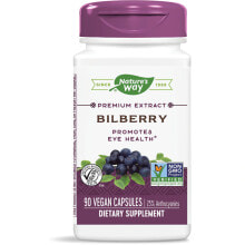 Eyes And Vision Nature's Way Bilberry Standardized -- 90 Vegan Capsules