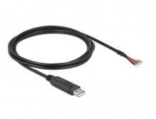 Cables & Interconnects USB Type-A , Serial RS-232 , 26 AWG, 5 mm, PVC, -10 °C ~ 80 °C, 2 m