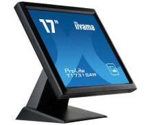 Monitors iiyama ProLite T1731SAW-B5 touch screen monitor 43.2 cm (17") 1280 x 1024 pixels Black