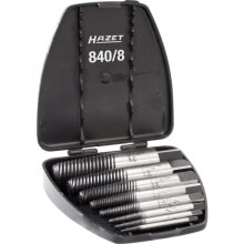 Other Tools HAZET 840/8, Screw extractor set, Black, Black, 690 g, 8 pc(s), Plastic