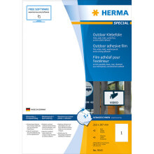 Paper and Film HERMA 9543 self-adhesive label Rectangle White 40 pc(s)