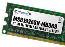 Memory Memory Solution MS8192ASU-MB363. Component for: PC/server, Internal memory: 8 GB