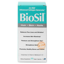 Hair And Nails BioSil  Advanced Collagen Generator - Hair Skin Nails -- 30 Vegan Capsules