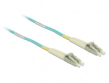 Cables & Interconnects DeLOCK 86562 fibre optic cable 10 m LC OM3 Aqua colour