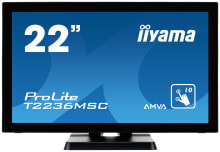 Monitors iiyama ProLite T2236MSC-B2 54.6 cm (21.5") 1920 x 1080 pixels Multi-touch