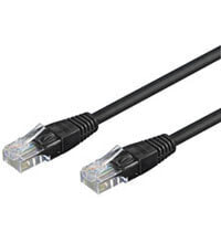 Cables & Interconnects Goobay CAT 6-1500 UTP Black 15m. Cable length: 15 m