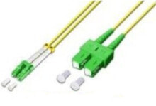 Cable channels Lightwin LC/APC-SC/APC OS2 1m fibre optic cable SC/APC Yellow
