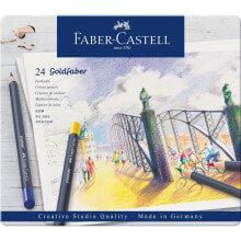 Colored Pencils Faber-Castell Goldfaber Metal colour pencil Multicolour 24 pc(s)