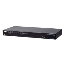 Accessories for telecommunications cabinets and racks Aten CS19208 KVM switch Rack mounting Black