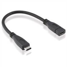 Wires, cables ROLINE 11029015 USB cable 0.15 m USB 3.2 Gen 2 (3.1 Gen 2) USB C Black
