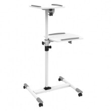 Stands and Brackets Techly Universal Trolley for Notebook / Projector, White ICA-TB TPM-6