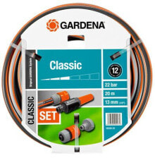 Irrigation Hoses And Kits Gardena 18008. Hose length: 20 m, Product colour: Grey,Orange, Type: Hose only