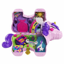 Mattel Polly Pocket Unicorn Party Playset -- 1 Set